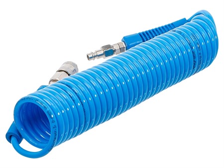 Flexible spirale tyuau air comprimé 6m bleu
