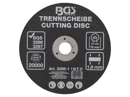 Trennscheibe Ø 75 x 1,8 x 9,7 mm