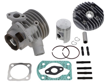 Kit cylindre AKOA "Power edition" Ø 38mm 50cc alu avec culasse, vélomoteurs Sachs 503 2AL, AAL, 2BL, ABL CH Kit cylindre AKOA "Power edition" Ø 38mm 50cc alu avec culasse, vélomoteurs Sachs 503 2AL, AAL, 2BL, ABL CH