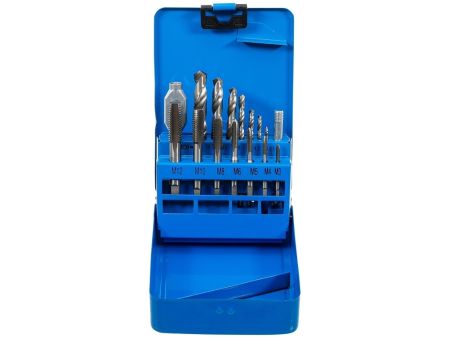 Jeu de tarauds et mèches HSS M3 - M12 / 2,5 - 10,2 mm