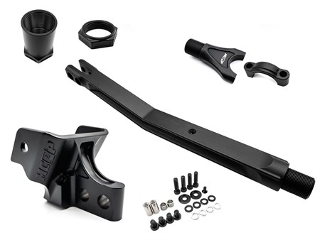 Barre de renfort MCRFR aluminium CNC, noire anodisé, vélomoteurs Piaggio Ciao C / P Barre de renfort MCRFR aluminium CNC, noire anodisé, vélomoteurs Piaggio Ciao C / P