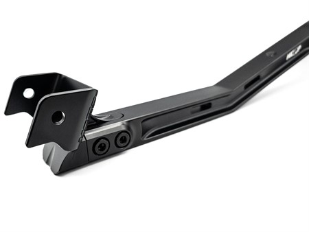 Verstärkungsstrebe MCRFR Aluminium CNC, schwarz beschichtet, Piaggio Ciao C / P