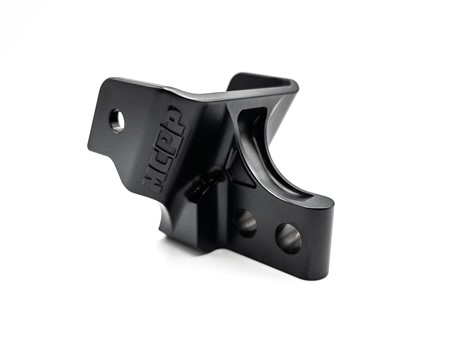 Verstärkungsstrebe MCRFR Aluminium CNC, schwarz beschichtet, Piaggio Ciao C / P