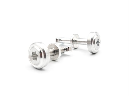 Jeu de visserie pivots-ressorts CNC pour carrosserie Piaggio Ciao