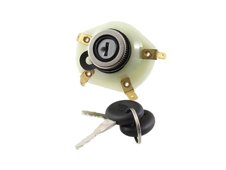 Serrure/Contacteur à clé  4 pins, scooter Piaggio Vespa Px 125-150cc/Et3 125cc 160743