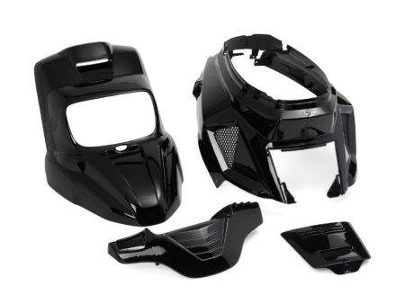 Verkleidungskit schwarz 4-teilig, MBK Booster / Yamaha BWs (ab 2004) Verkleidungskit schwarz 4-teilig, MBK Booster / Yamaha BWs (ab 2004)