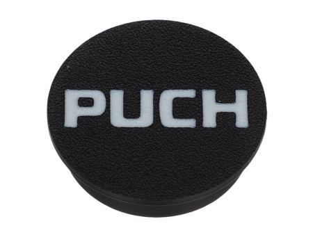 Abdeckung Luftfilterloch Puch Maxi (Puch Schrift) Abdeckung Luftfilterloch Puch Maxi (Puch Schrift)