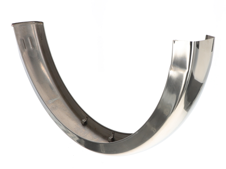 Schutzblech Mofa 16" / 17" universal INOX hinten (86mm breit)