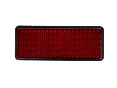 Catadioptre rouge à visser (88x34mm)