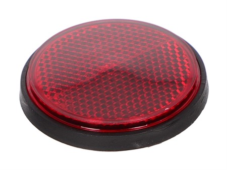 Rückstrahler Rot zum Schrauben (Ø60mm)
