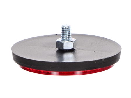 Rückstrahler Rot zum Schrauben (Ø60mm)