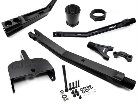 Barre de renfort MCRFR aluminium CNC, noire anodisé, vélomoteurs Piaggio Ciao MIX Barre de renfort MCRFR aluminium CNC, noire anodisé, vélomoteurs Piaggio Ciao MIX