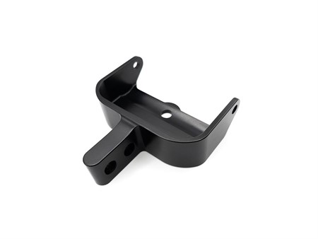 Verstärkungsstrebe MCRFR Aluminium CNC, schwarz beschichtet, Piaggio Ciao MIX