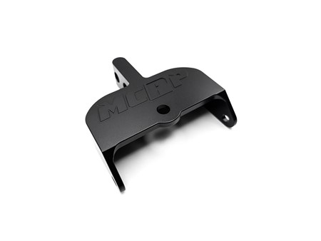 Verstärkungsstrebe MCRFR Aluminium CNC, schwarz beschichtet, Piaggio Ciao MIX