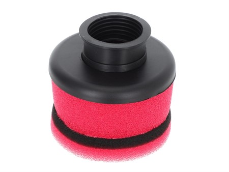 AKOA Schaumstoff Racingluftfilter gerade, Ø 35mm (Rot)
