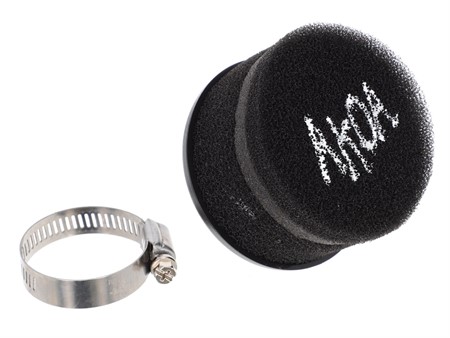 AKOA Schaumstoff Racingluftfilter gerade, Ø 35mm (Schwarz)