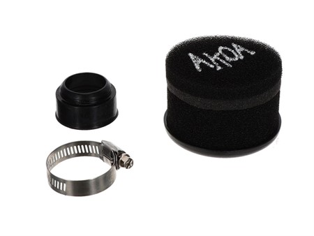 AKOA Filtre à air en mousse Racing droit, Ø 35mm (noir)