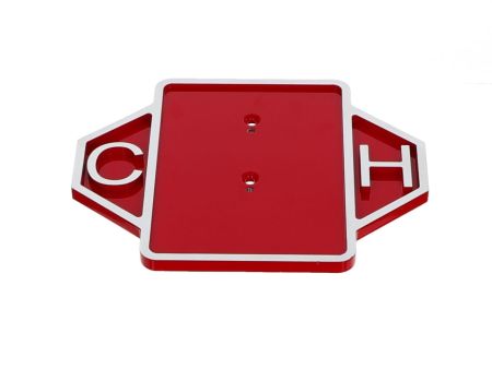Support de plaque d'immatriculation vélomoteurs, design Suisse, en alu haut de gamme