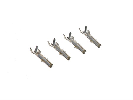 Kabelschuh weiblich für Rundstecker L=20 mm, Ø=2,1 mm Kabelschuh weiblich für Rundstecker L=20 mm, Ø=2,1 mm