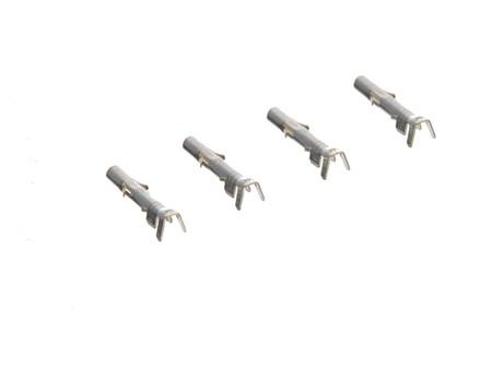 Cosse de câble femelles pour fiche ronde L=20 mm, Ø=2,1 mm