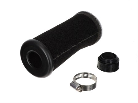 AKOA Schaumstoff Racingluftfilter 20cm gerade, Ø 35mm (Schwarz)
