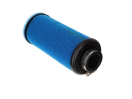 AKOA Filtre à air en mousse Racing 20cm droit, Ø 35mm (bleu)
