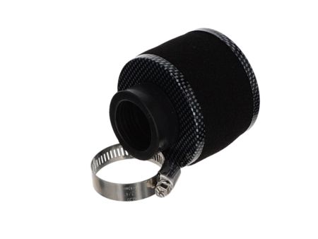 Schaumstoff Racingluftfilter 7.5cm, Ø 35mm (Schwarz/Carbon)