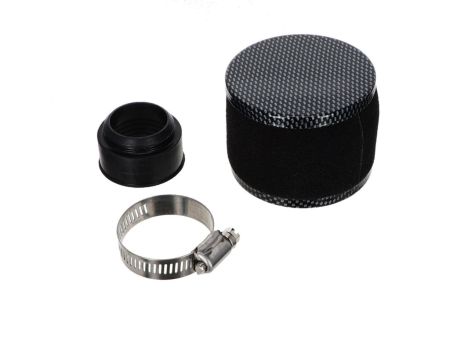 Schaumstoff Racingluftfilter 7.5cm, Ø 35mm (Schwarz/Carbon)