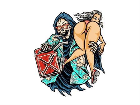 Autocollant stickers ASS or GAS 60x80mm