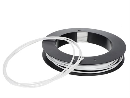 Kabelhülle weiss «25 Meter Rolle» Ø 5mm Metall-Innenhülle Kabelhülle weiss «25 Meter Rolle» Ø 5mm Metall-Innenhülle