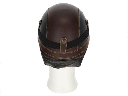 Vintage Jethelm, braun Gr. M