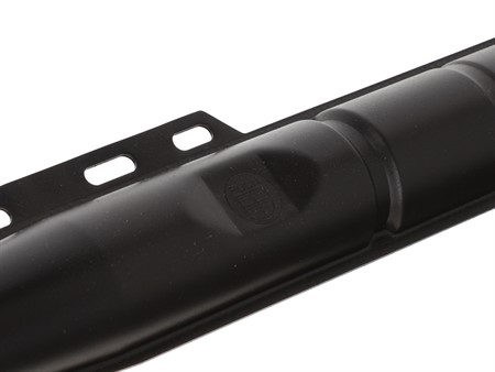 Auspuff 22mm Puch Maxi 2-Teiler, original Puch mit CH-Nummer und Logo schwarz