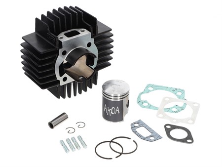Kit cylindre AKOA Tuning 50cc 38mm  black edition, CH12 extérieur 100% original, vélomoteurs Puch