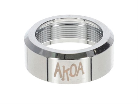 Cache roue libre AKOA, CNC alu chromé