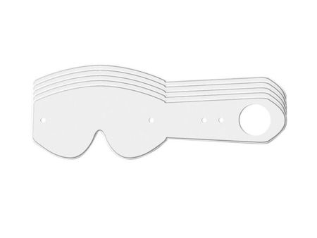 Kit d'oculaires à déchirer transparents (10 feuilles) pour lunettes de cross Pro-Grip