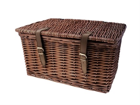 Panier corbeille en rotin tressé classique (brun) universel vélomoteurs