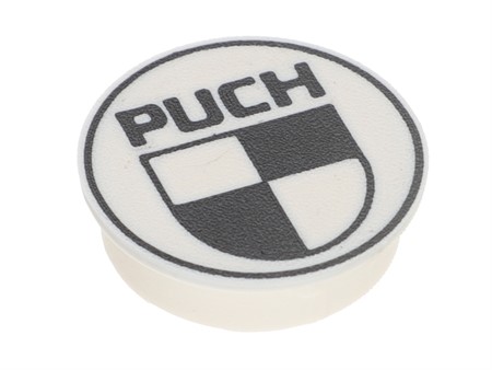 Abdeckung Luftfilterloch Puch Maxi (weiss) Abdeckung Luftfilterloch Puch Maxi (weiss)