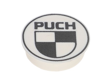 Abdeckung Luftfilterloch Puch Maxi (weiss)