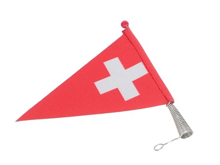 Schutzblech - Wimpel Schweiz (gefedert) Schutzblech - Wimpel Schweiz (gefedert)