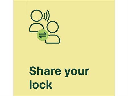 Cadenas à chaîne Serea Swift Déverrouillage NFC par téléphone portable