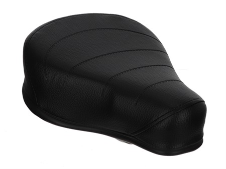Selle noire avec impression PUCH et compartiment à outils, universel (NISA)