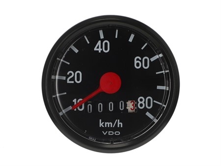 Tacho 48mm VDO (NOS) 80 Km/h