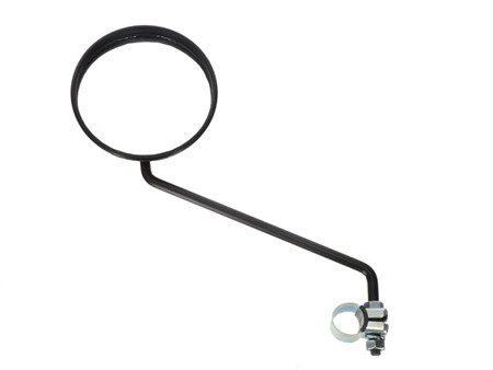 Retroviseur rond noir reversible (gauche ou droite), universel vélomoteurs Retroviseur rond noir reversible (gauche ou droite), universel vélomoteurs