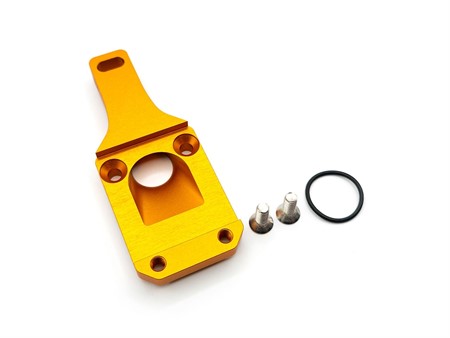 Pipe dadmission MCINTAKE Touring 19mm, CNC plaque dadaptation carter Malossi MP-One