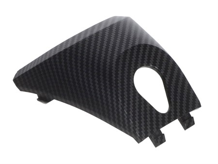 Protection inférieure de serrure look carbone mat, vélomoteurs Piaggio Ciao
