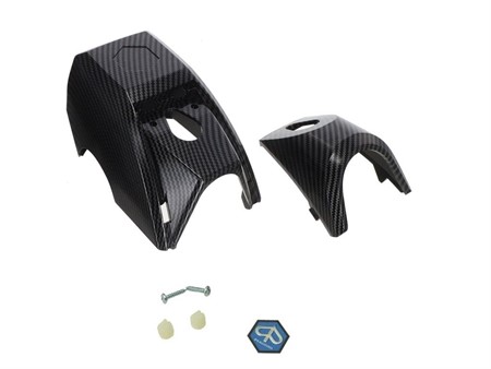 Gabelschloss abdeckungs - Set Piaggio Ciao Carbon-Look glänzend Gabelschloss abdeckungs - Set Piaggio Ciao Carbon-Look glänzend