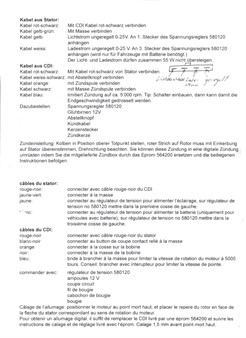 Innenrotorzündung AKOA-RACING V1, Sachs 502, 116mm mit 12V Licht 55W und Drehzahlbegrenzer