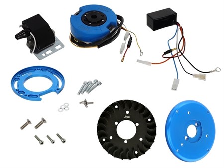 Allumage rotor interne AKOA-Racing V1 avec sortie lumière 12V et limitateur de vitesse, vélomoteurs Puch Velux / Sachs 503