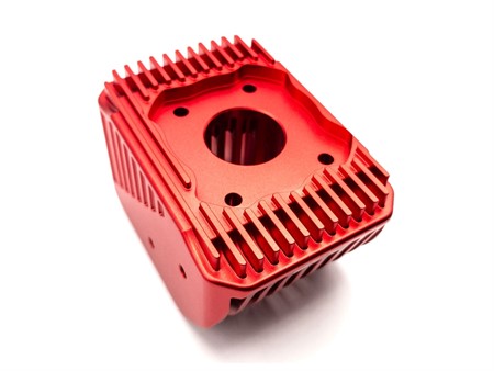 Culasse MCAFH - Arctic Frost Head rouge, fraisé cnc 4 parties, Malossi Big DEPS 4