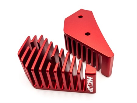 Culasse MCAFH - Arctic Frost Head rouge, fraisé cnc 4 parties, Malossi Big DEPS 4